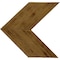Ekena Millwork 15 3/4"W x 16"H x 3/4"D Vintage Farmhouse 5 1/2" Chevron Barnwood Decor Collection Natural Barnwood DECR15X16X075CHVUF - alternate 1